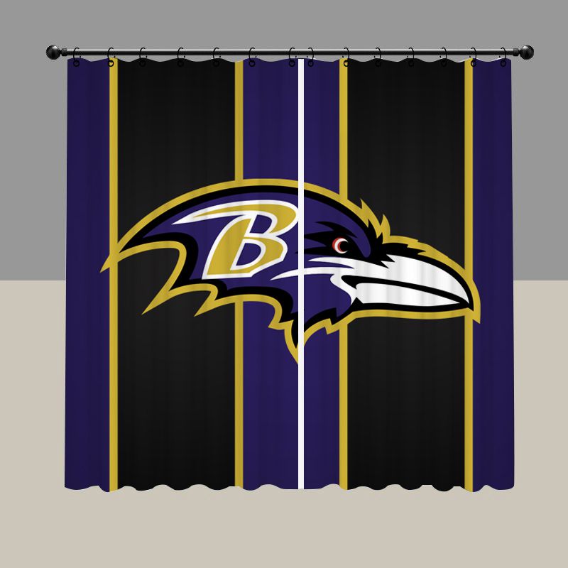 Baltimore Football Blackout Curtain