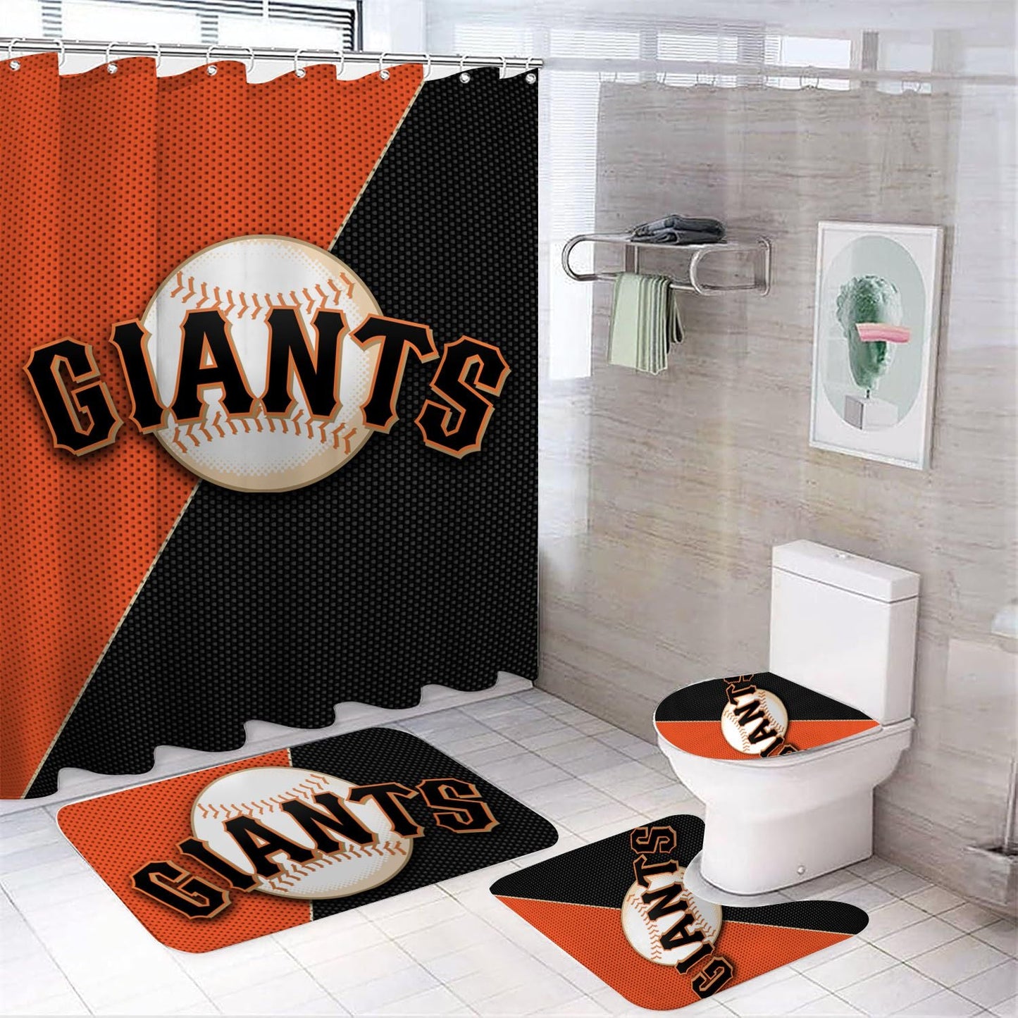 Baseball Team San Francisco Shower Curtain