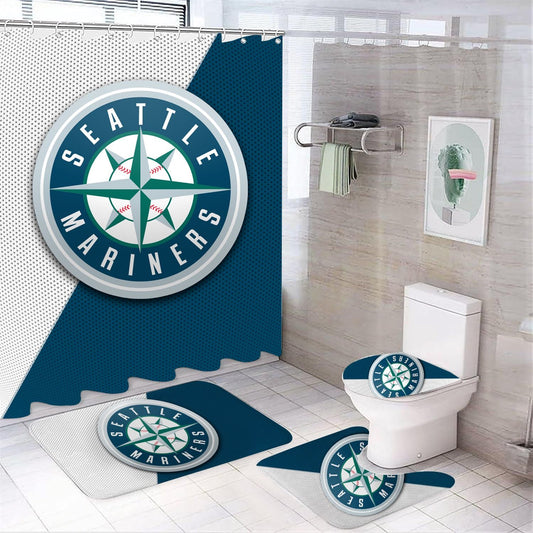 Baseball Team Sport Seattle Shower Curtain