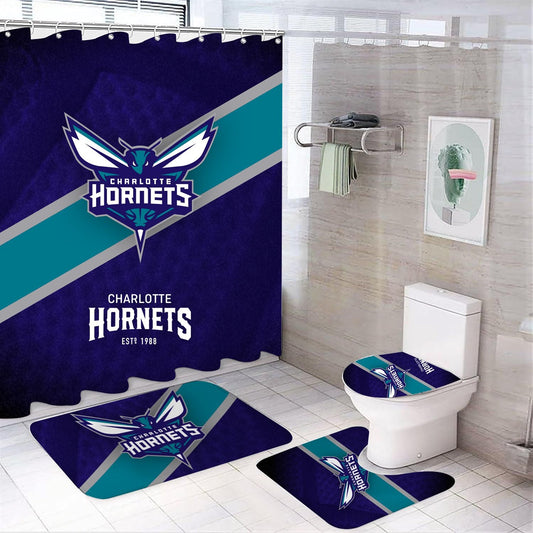Basketball Sport Charlotte Shower Curtain