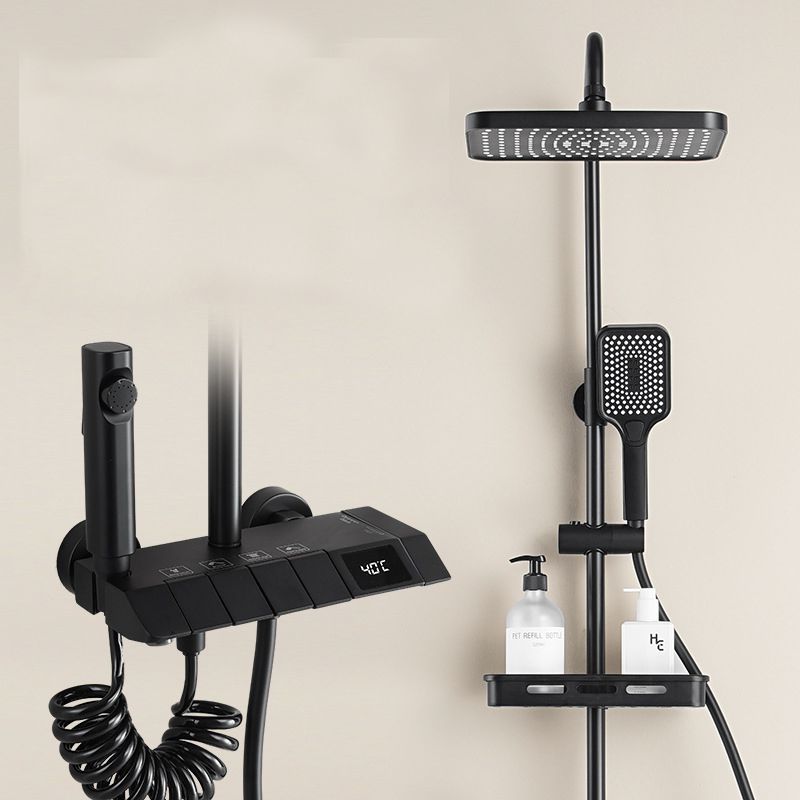 Piano Keys Thermostatic Shower Head Set