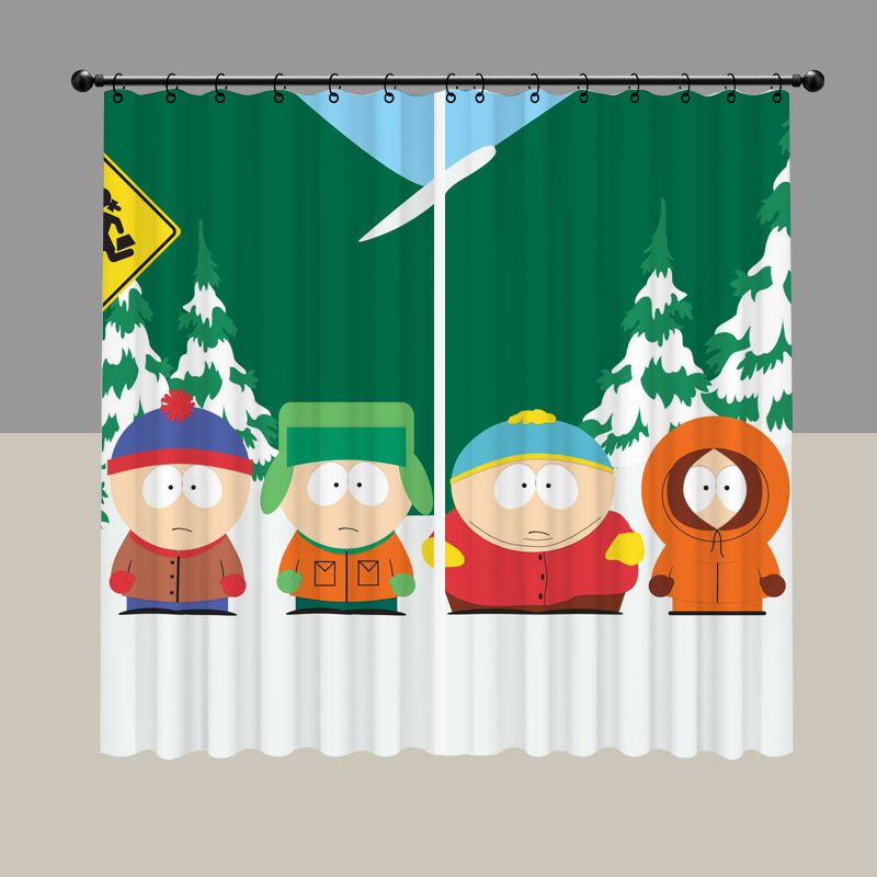 Cartoon Misadventures Blackout Curtain