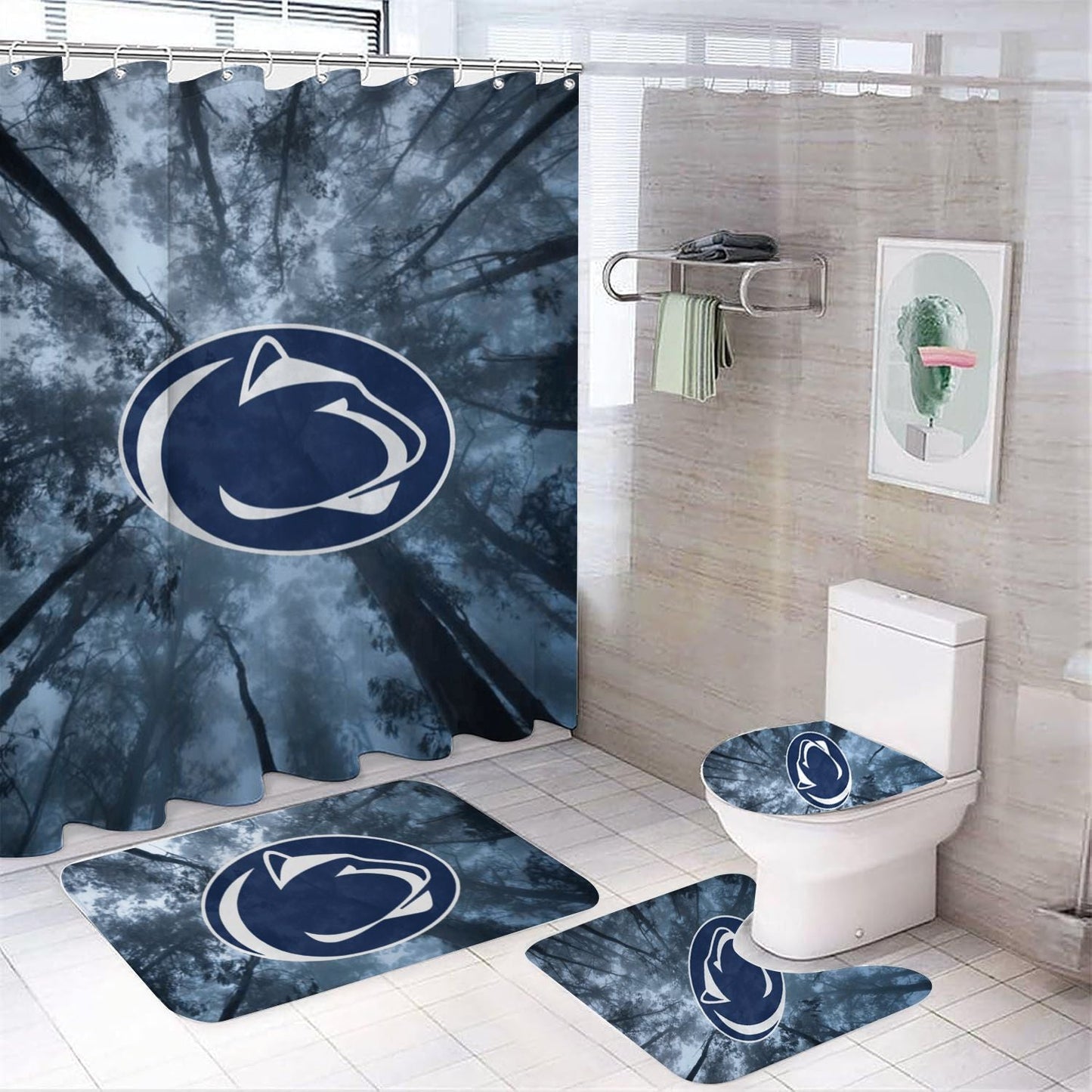 College Pennsylvania State Sport Shower Curtain