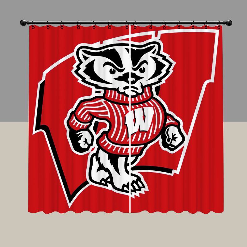 College Wisconsin Sport Blackout Curtain