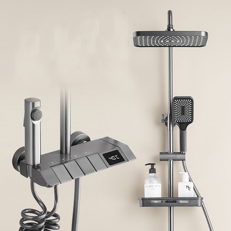 Piano Keys Thermostatic Shower Head Set