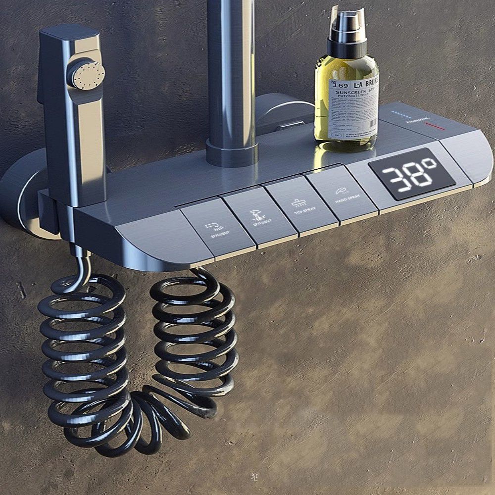 Piano Keys Thermostatic Shower Head Set