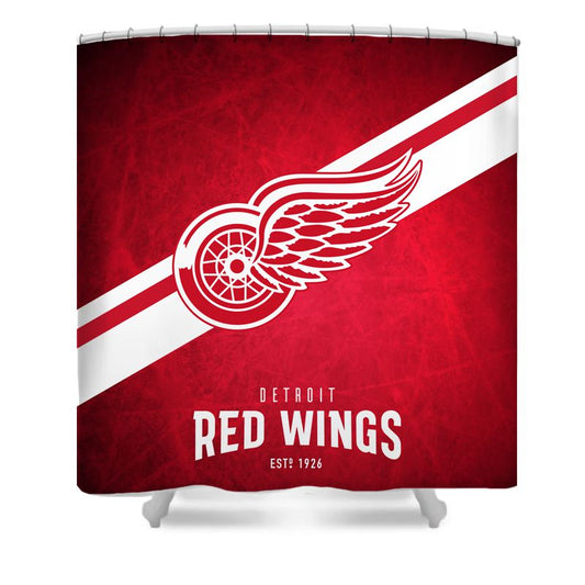 Ice Hockey Detroit Shower Curtain