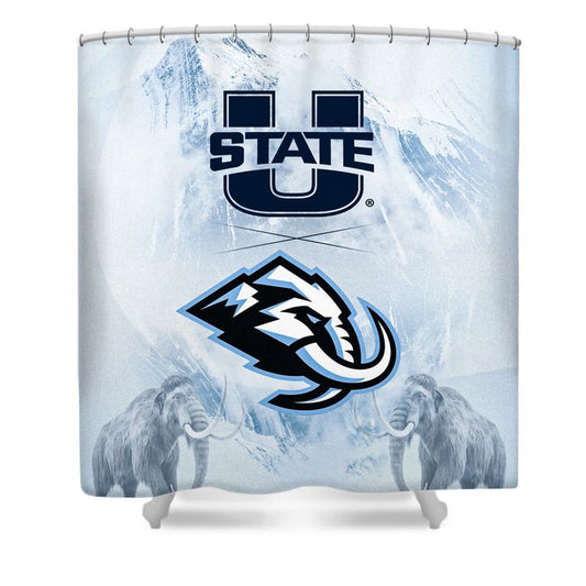 Ice Hockey Utah Shower Curtain