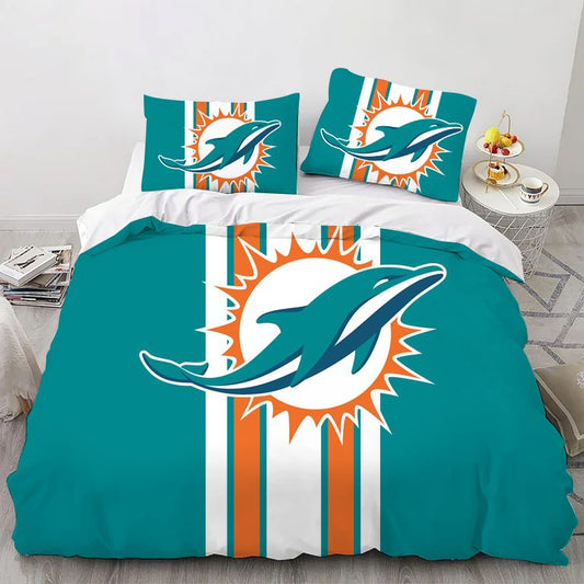 Miami Football Bedding Set