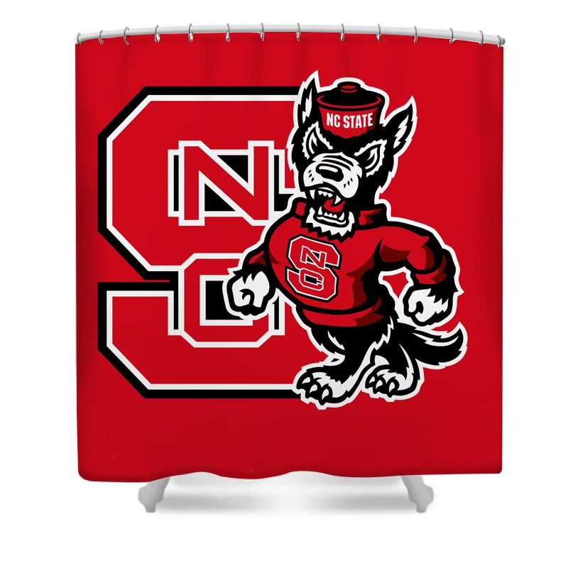 North Carolina State College Sport Shower Curtain