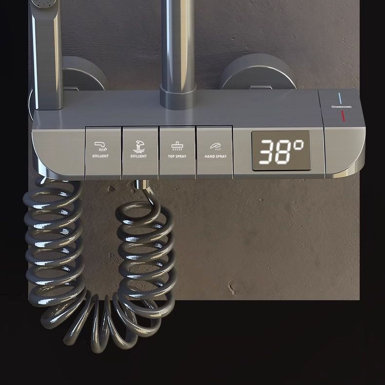 Piano Keys Thermostatic Shower Head Set