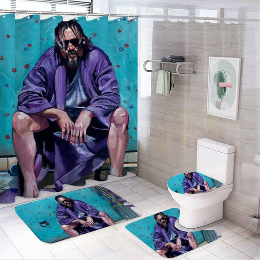 The Dude Lebowski Shower Curtain