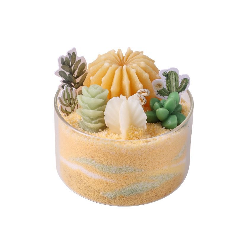Diy Succulent Scented Sand Candle