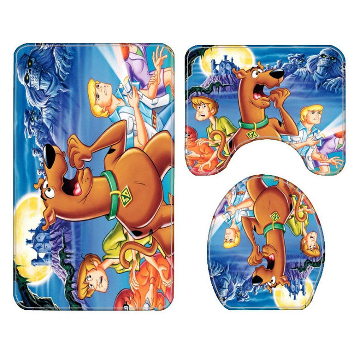 Scooby Anime Dog Shower Curtain