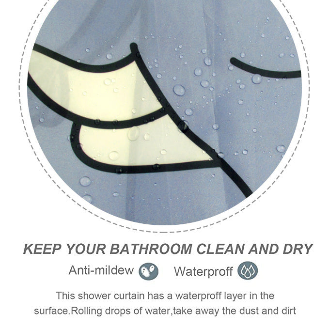 Forbidden Amuse Yourself Funny Elephant Shower Curtain