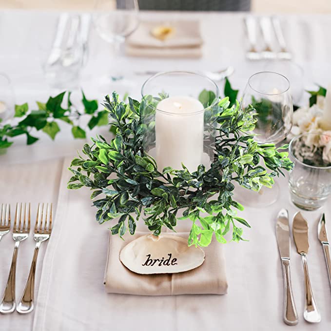 4 Type of Eucalyptus Candle Rings - 4 Packs