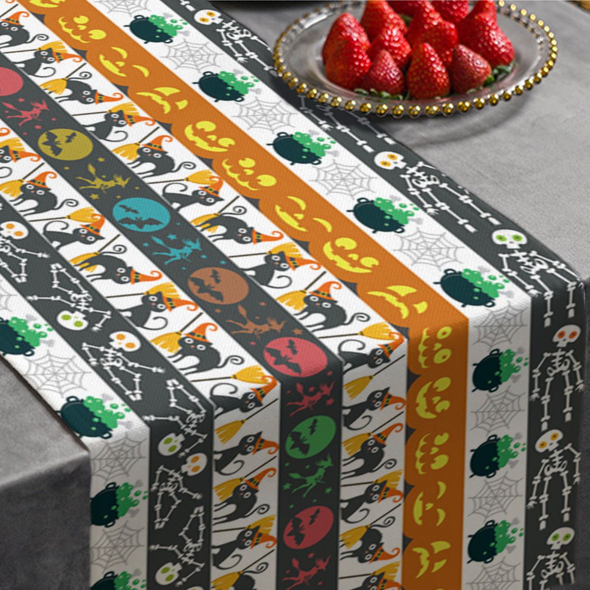 Aztec Halloween Table Runner