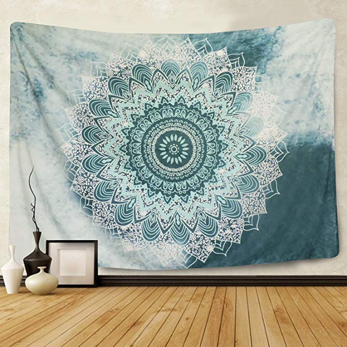 Mint green tapestry online