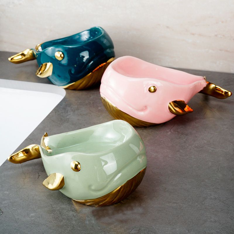 Cartoon Big Mouth Whale Soap Dish