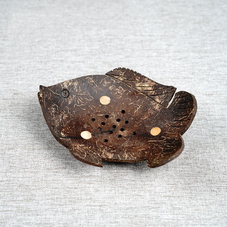 Fish Coconut Shell Soap Dish