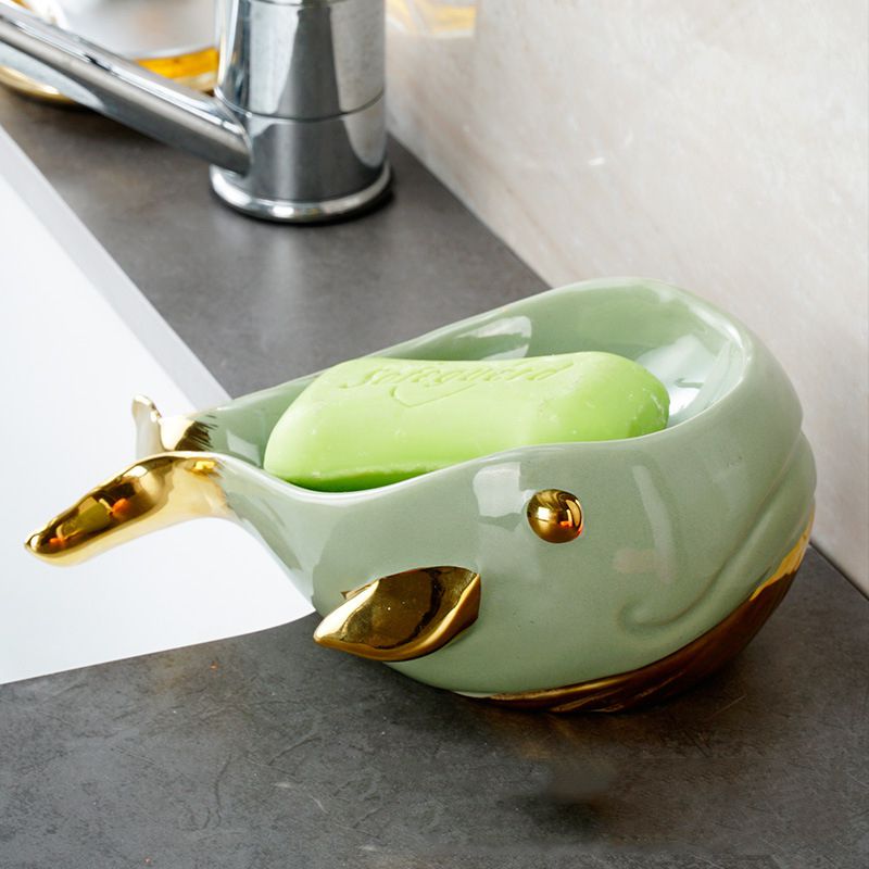 Cartoon Big Mouth Whale Soap Dish