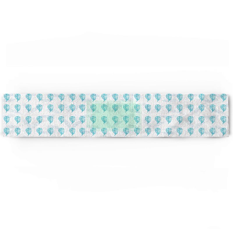 Mid Century Modern Leaf Table Runner