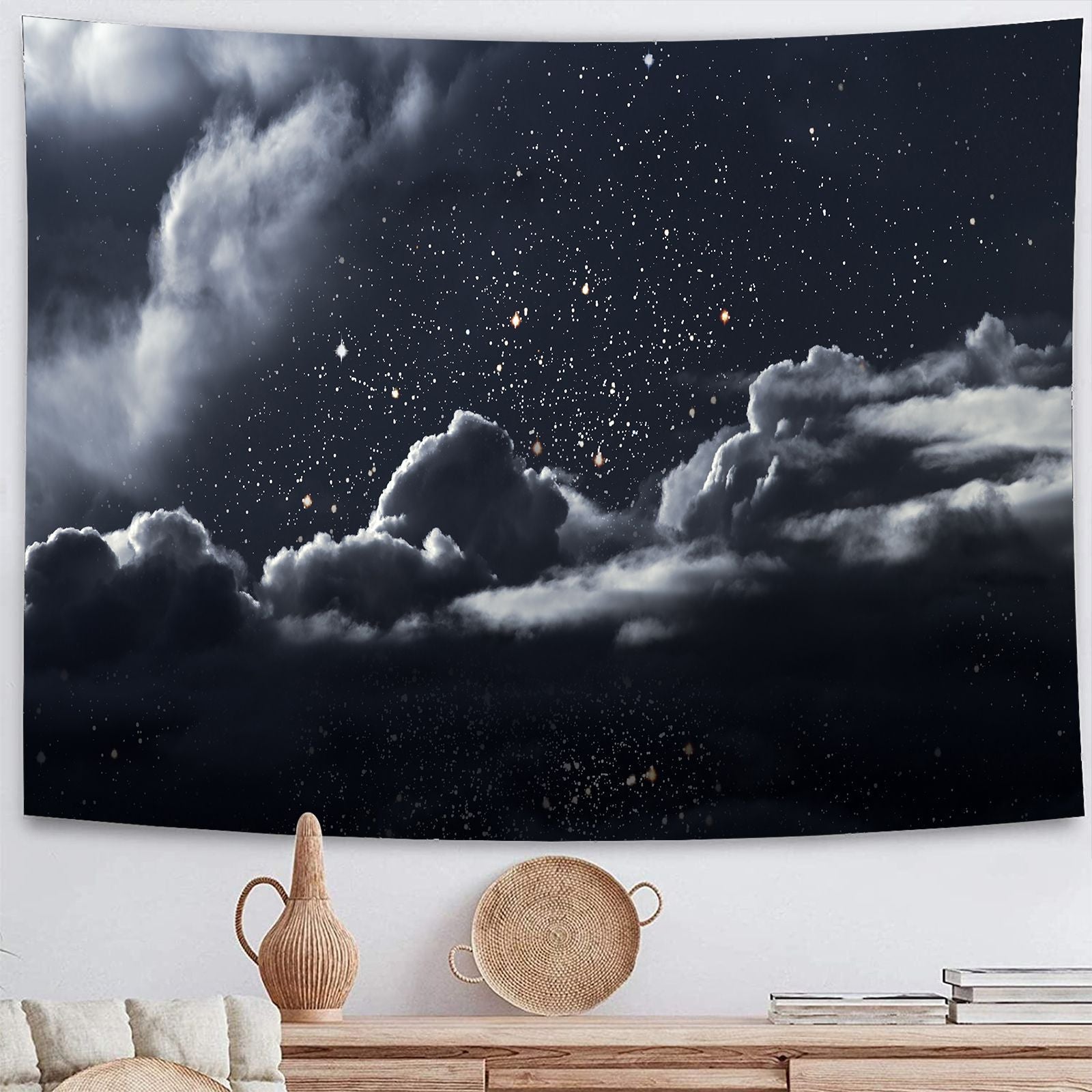 Space best sale clouds tapestry