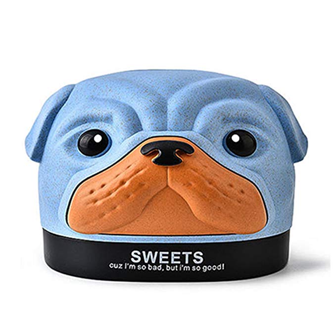 Square Cute Pug Dog Tissue Holder Cover