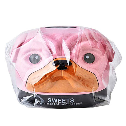 Square Cute Pug Dog Tissue Holder Cover
