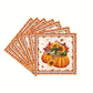 Pumpkin with Sunflower Thanksgiving Paper Plates
