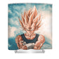 Anime Saiyan Character Shower Curtain