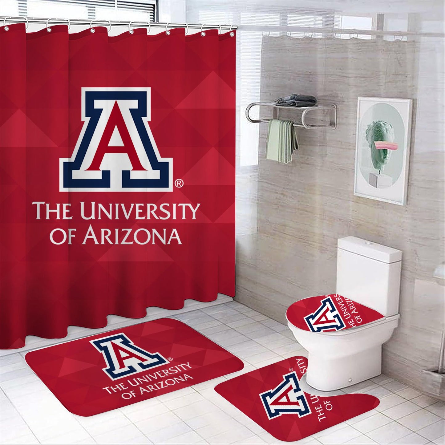 Arizona Tucson College Sport Shower Curtain