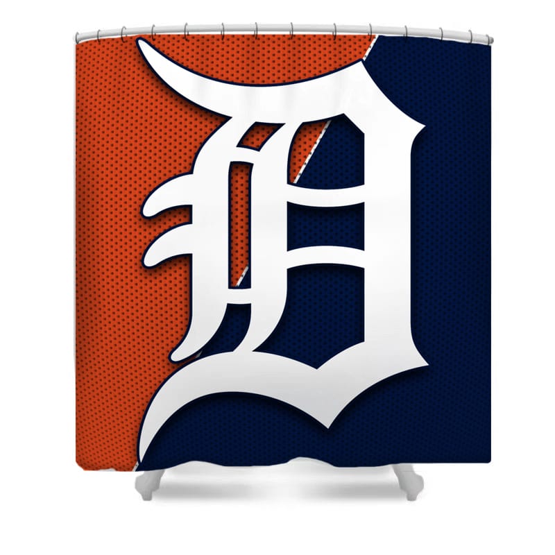 Baseball Team Sport Detroit Shower Curtain