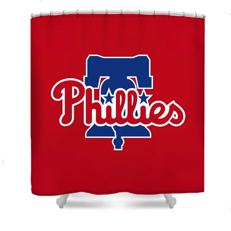 Baseball Team Phillies Shower Curtain