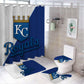 Baseball Team Sport Kansas City Shower Curtain