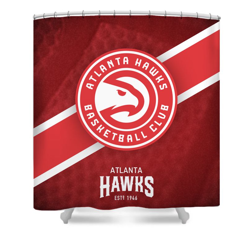 Basketball Sport Atlanta Shower Curtain