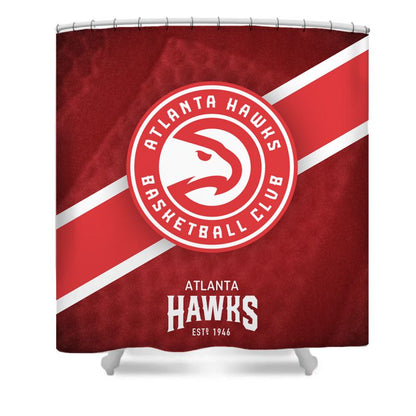 Basketball Sport Atlanta Shower Curtain