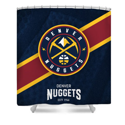 Basketball Sport Denver Shower Curtain