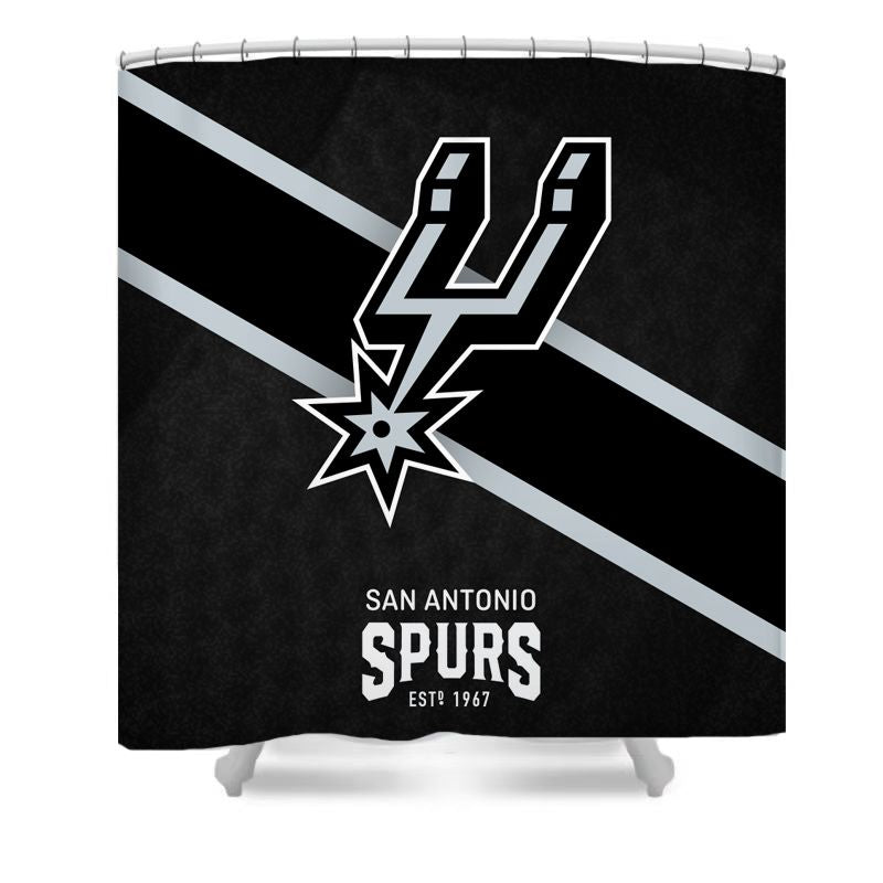 Basketball Sport San Antonio Shower Curtain