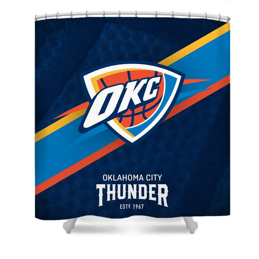 Basketball Sport Oklahoma City Shower Curtain