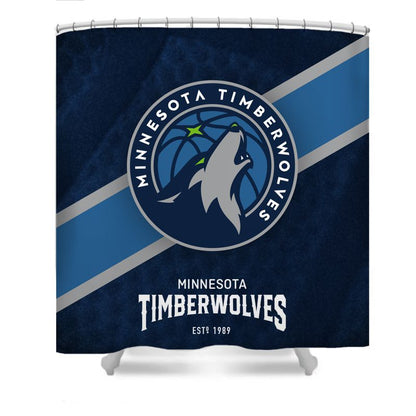 Minnesota Basketball Shower Curtain