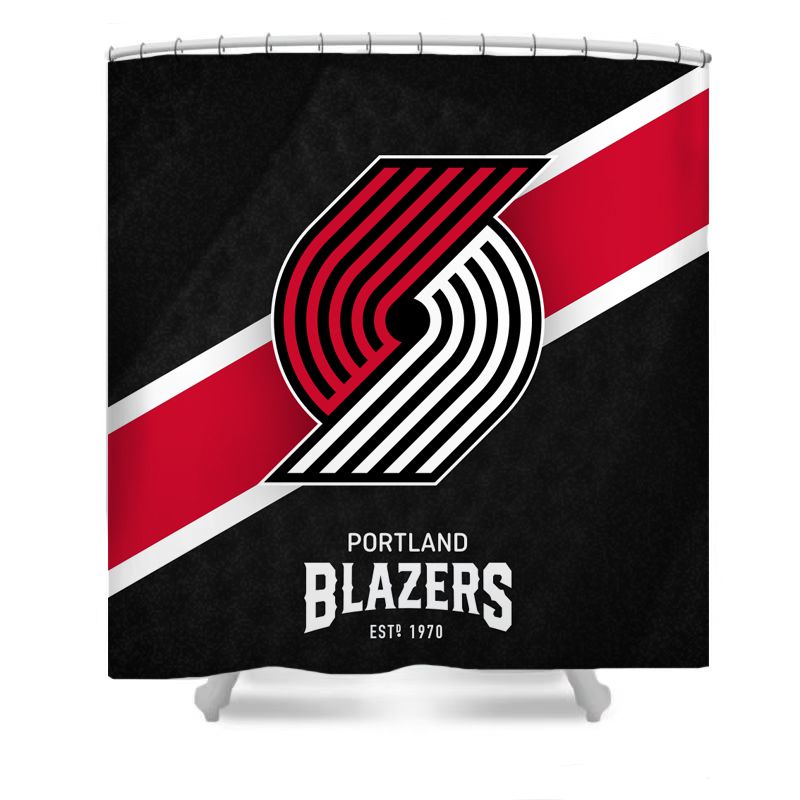 Basketball Sport Portland Shower Curtain
