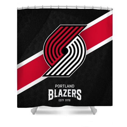 Basketball Sport Portland Shower Curtain