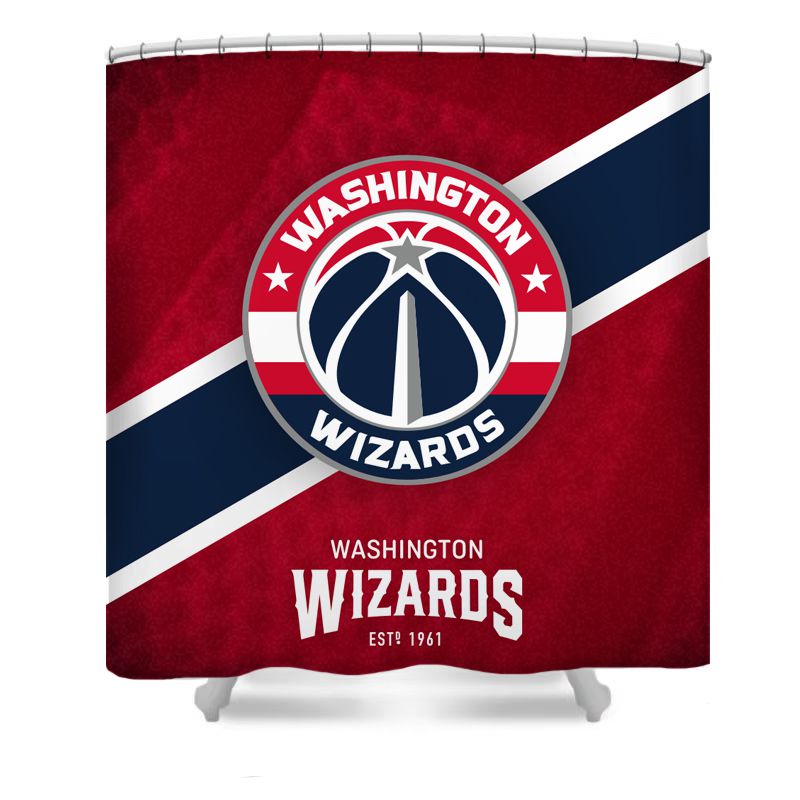 Basketball Sport Washington Shower Curtain