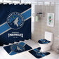 Minnesota Basketball Shower Curtain