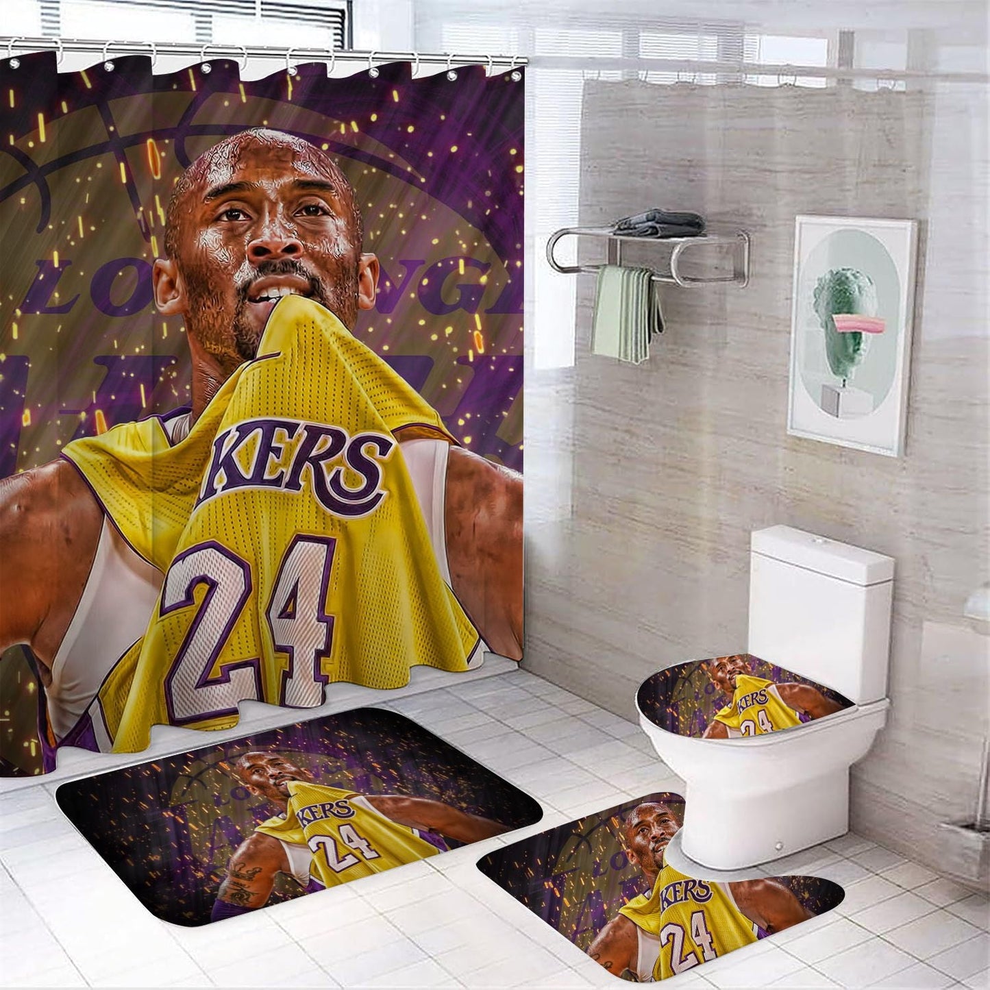 Black Mamba Shower Curtain