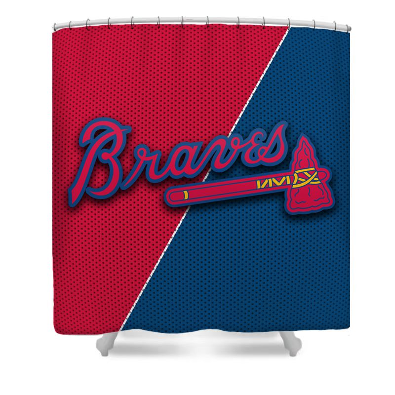 Atlanta Baseball Shower Curtain