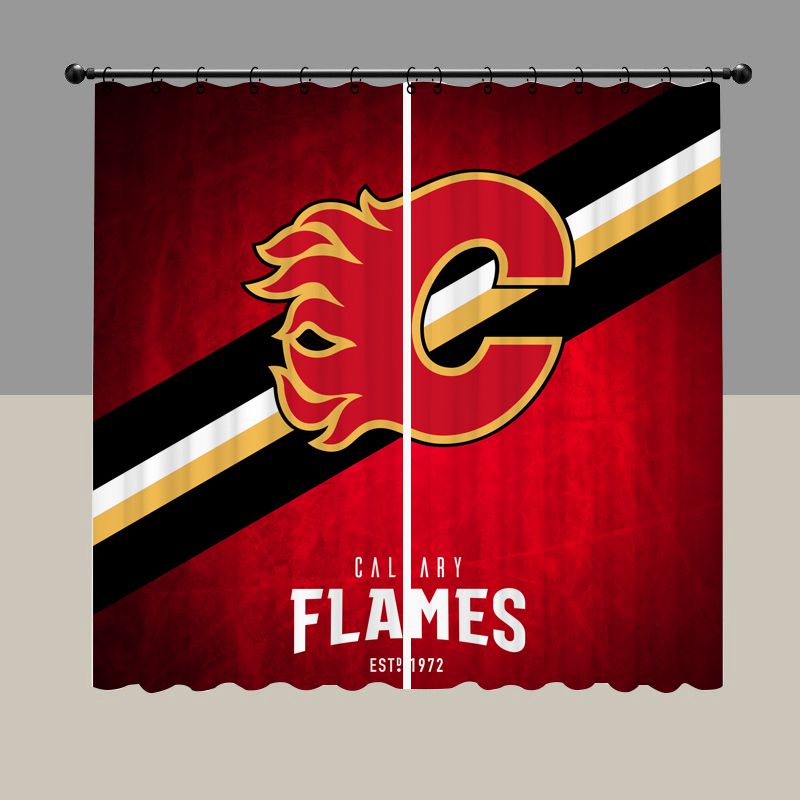 Calgary Hockey Blackout Curtain