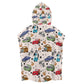Cartoon Racing Cars Hooded Towel