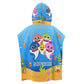 Cartoon Sharks Family Hooded Towel